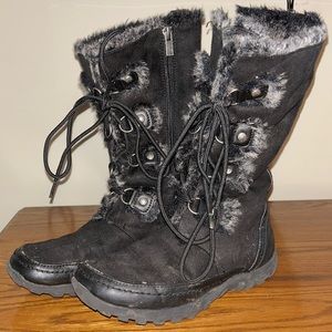 Nine West Black Girls Boots